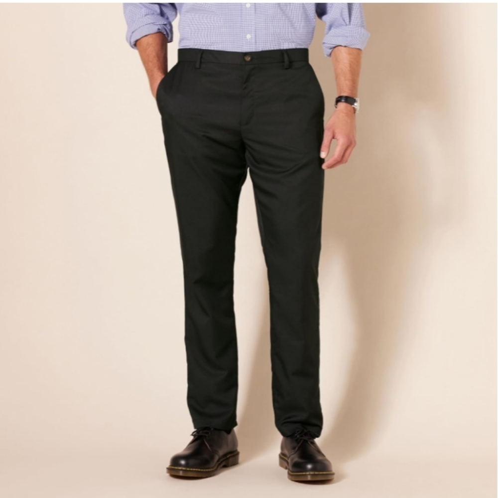 🎉 NWT Amazon Essentials Men's Slim-Fit Flat-Front Dress Pant